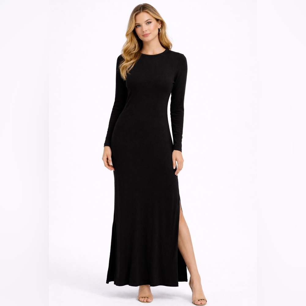 Electric & Rose Ribbed Midi Dress